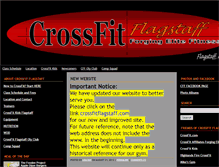 Tablet Screenshot of crossfitflagstaff.com